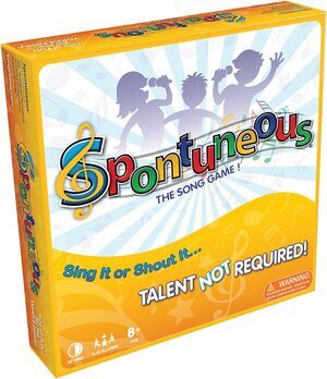 Spontuneous The Song Game - Family Board Game for All Ages